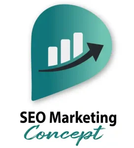 Logo de seo marketing concept
