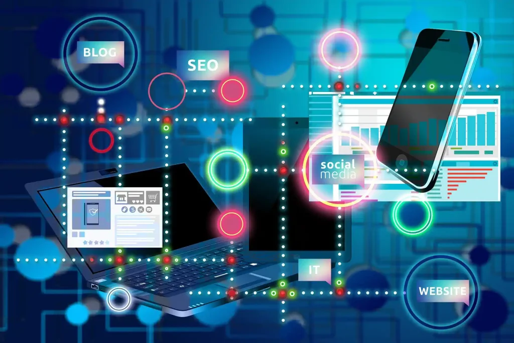 visuel qui comprend tous les aspects marketing de l'entreprise