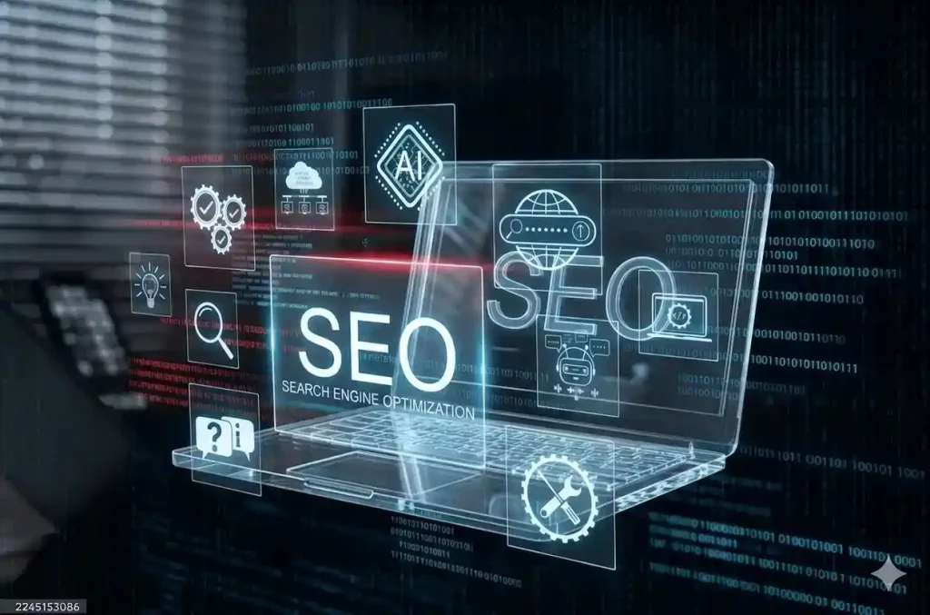visuel montrant le SEO